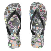 Hippie brede teenslippers (Voetbed)