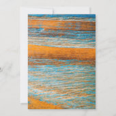 Hippie Bruiloft Save the Date Kaart (Achterkant)