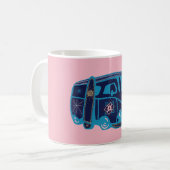Hippie Bus  325 ml  Klassieke Witte Mok (Voorkant links)