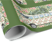 Hippie Bus brengt kerstmis in huis Cadeaupapier (Rol Hoek)