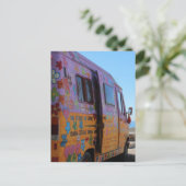 HIPPIE  BUS BRIEFKAART (Staand voorkant)