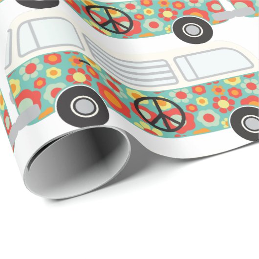 Hippie Bus Cadeaupapier (Rol Hoek)