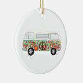 Hippie Bus Keramisch Ornament (Rechts)