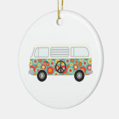 Hippie Bus Keramisch Ornament (Links)