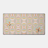 Hippie Butterfly Psychedelic jaren 60 70 Roze n Si Bureaumat (Voorkant)