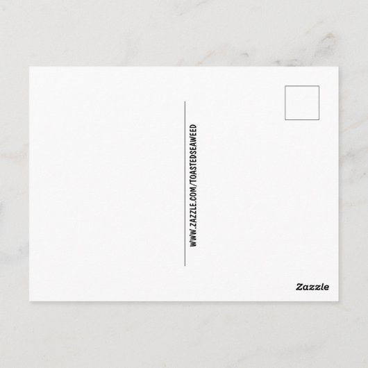 HIPPIE CARAVAN IK LEEF BIJ RIVER BRIEFKAARTEN (Achterkant)