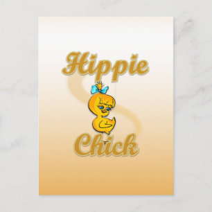 Hippie Chick Briefkaart