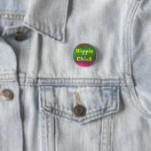 Hippie Chick Button (In situ)