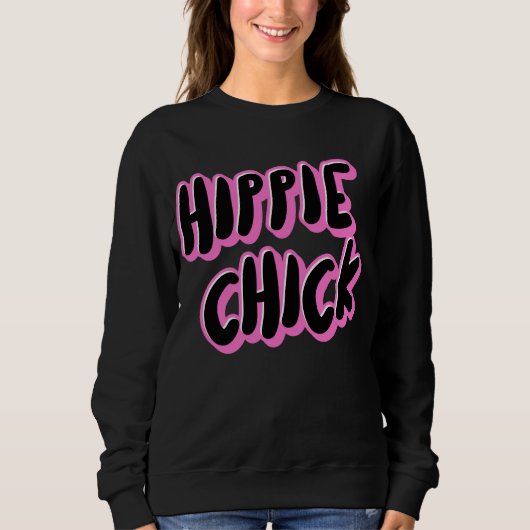 HIPPIE CHICK DAMES T-SHIRTS TRUI (Voorkant)