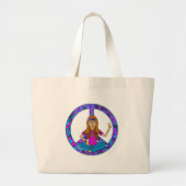 Hippie Chick Grote Tote Bag (Voorkant)
