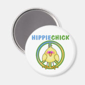 HIPPIE CHICK MAGNEET (Voorkant / Achterkant)