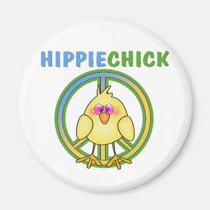 HIPPIE CHICK MAGNEET