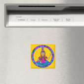 Hippie Chick Magneet (Insitu (Vaatwasser))