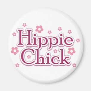 Hippie Chick Magneet
