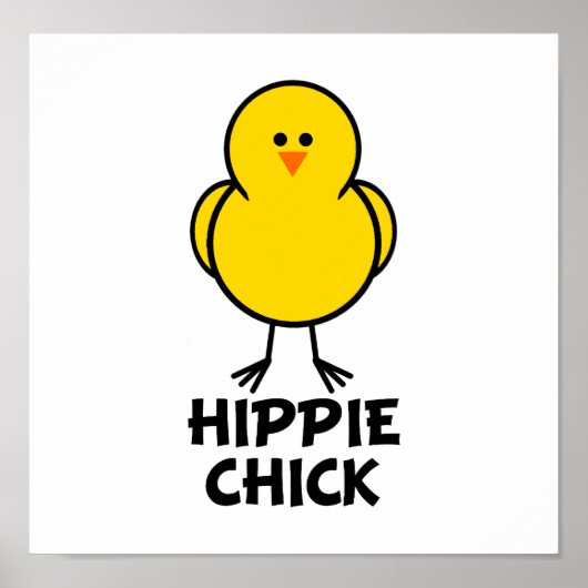 Hippie Chick Poster (Voorkant)