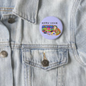 Hippie Chick Ronde Button 5,7 Cm (In situ)