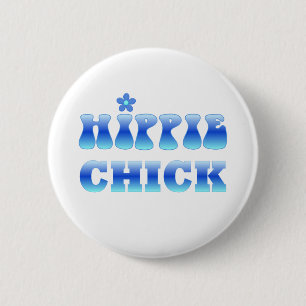 HIPPIE cHICK Ronde Button 5,7 Cm