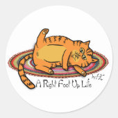 Hippie Chick Stickers (Voorkant)