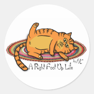 Hippie Chick Stickers