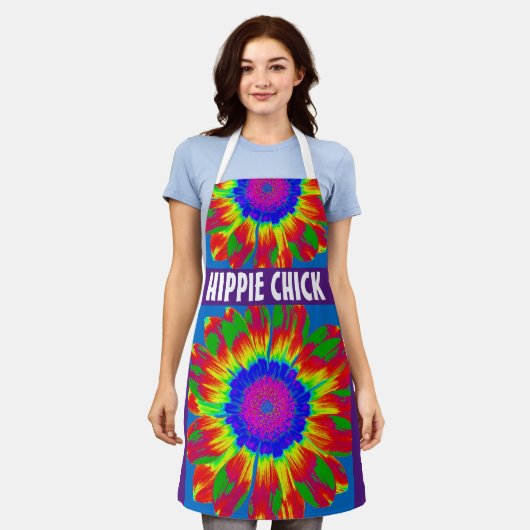 HIPPIE CHICK TIE DYE KITCHEN SCHORT (Gedragen)