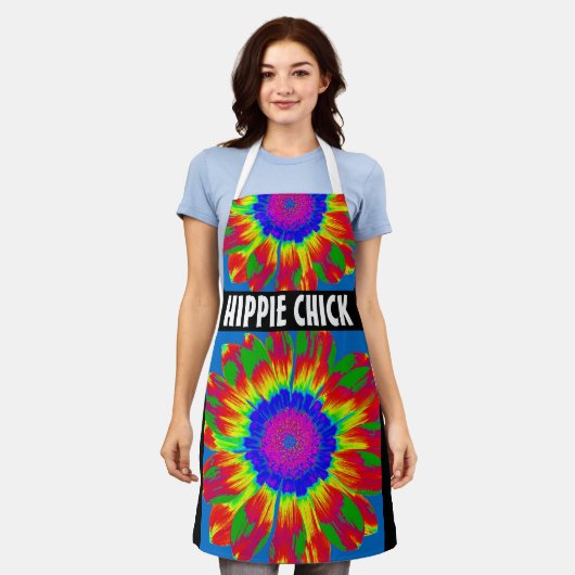HIPPIE CHICK TIE DYE KITCHEN SCHORT (Gedragen)