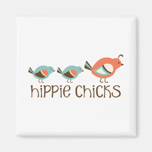 Hippie Chicken Magneet