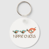 Hippie Chicken Sleutelhanger (Voorkant)