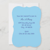 Hippie chique turkoois geel aqua bohemian kaart (Achterkant)