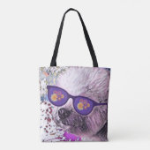 Hippie 'Chon de Bichon Tote Bag (Achterkant)