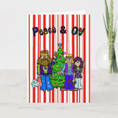 Hippie Chrismukkah Card Kaart (Voorkant)