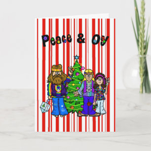 Hippie Chrismukkah Card Kaart