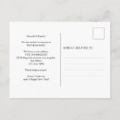 Hippie Christmas Van Holiday We zijn verhuisd Aankondigingskaart (Achterkant)