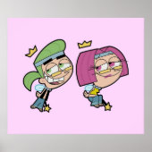 Hippie Cosmo en Wanda Poster (Voorkant)