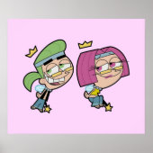 Hippie Cosmo en Wanda Poster (Voorkant)