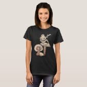  Hippie Cottcore van paddenstoel String G T-shirt (Voorkant volledig)