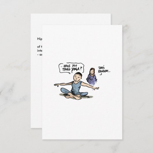 'Hippie-cratic' Funny Cancer Kaart (Voorkant / Achterkant)