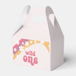 Hippie Daisy boho Wild One Regenboog Bedankdoosjes