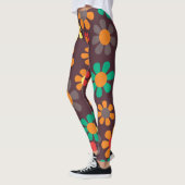 Hippie Daisy Retro  Leggings (Links)