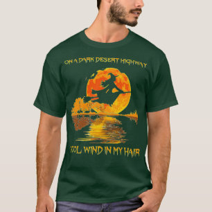 Hippie Dark Desert Highway Witch T-shirt
