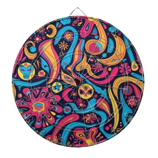 Hippie-dartbord Dartbord (Voorkant)