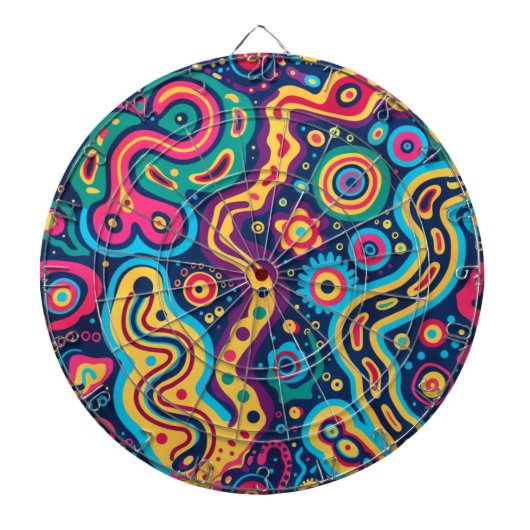 Hippie-dartbord Dartbord (Voorkant)