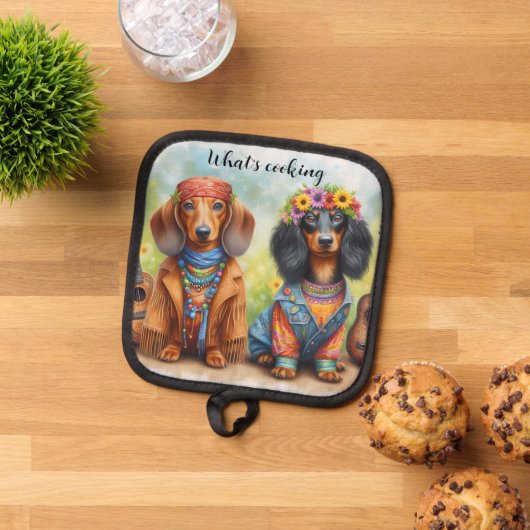Hippie Daschund Pannenlap (Top down)