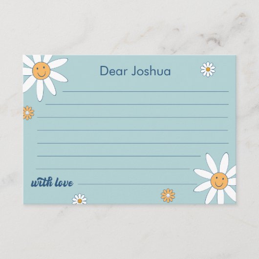 HIPPIE DAZE Blue Time Capsule Kaart (Voorkant)