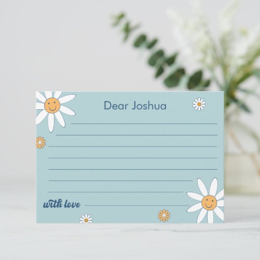 HIPPIE DAZE Blue Time Capsule Kaart (Staand voorkant)