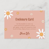 HIPPIE DAZE Groovy Enclosure Insert-Kaart Informatiekaartje (Voorkant)