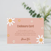 HIPPIE DAZE Groovy Enclosure Insert-Kaart Informatiekaartje (Staand voorkant)