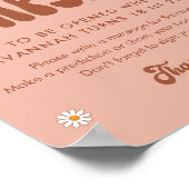 HIPPIE DAZE Groovy Time Capsule teken Poster (Hoek)