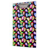 Hippie Daze, Paisley Flowers Pattern Klembord (Links)