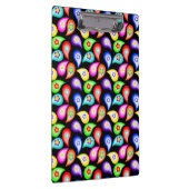 Hippie Daze, Paisley Flowers Pattern Klembord (Rechts)