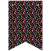 Hippie Daze Peace Signs and Flowers Boho Style Vlaggetjes (Derde vlag)